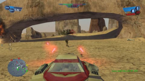 SWBF 2004: Instant Action Tatooine: Dune Sea Rebels Gameplay