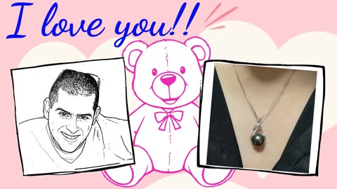 Tahitian Black Pearl Necklace Gift