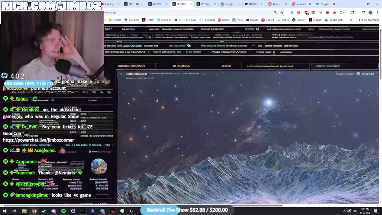 JimboZoomer crashes Andrew Meyer's Twitter space