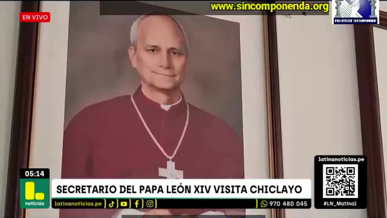 PAPA LEÓN XIV REGALÓ MITRA PAPAL A SU QUERIDA CHICLAYO