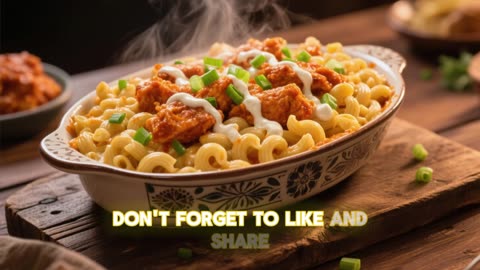 🔥 “Ultimate Spicy Buffalo Chicken Mac & Cheese – Cheesy Heaven in 60 Seconds!”