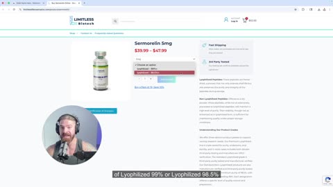 How to Order Sermorelin Peptide – Full Walkthrough for Beginners