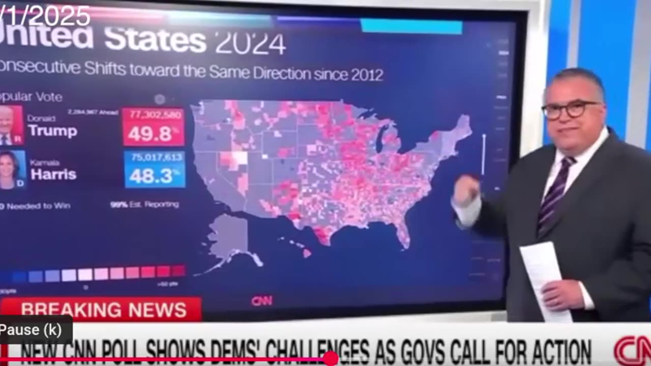 RJ Talks - Dems Numbers Worse in 50 Years - Gold and Silver Up - CNN Poll - 6-1-25