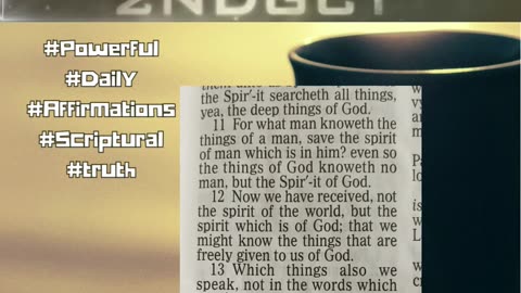 Powerful Scriptural Truth God Has Revealed Them Unto Us. 1 Corinthians 2:9-16 KJV #truth #god #kjv