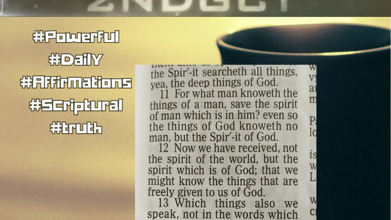 Powerful Scriptural Truth God Has Revealed Them Unto Us. 1 Corinthians 2:9-16 KJV #truth #god #kjv