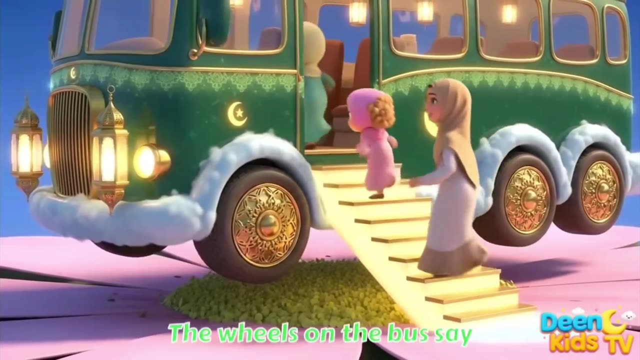 Omer & Hana - wheels on the bus