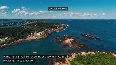 Maine B-Roll (No Sound): Land's End in Harpswell, Maine
