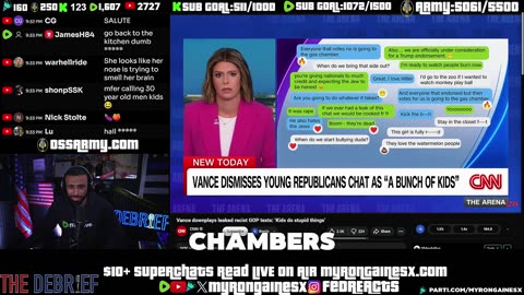 Myron reacts to commentary on republican chats on CNN🤣