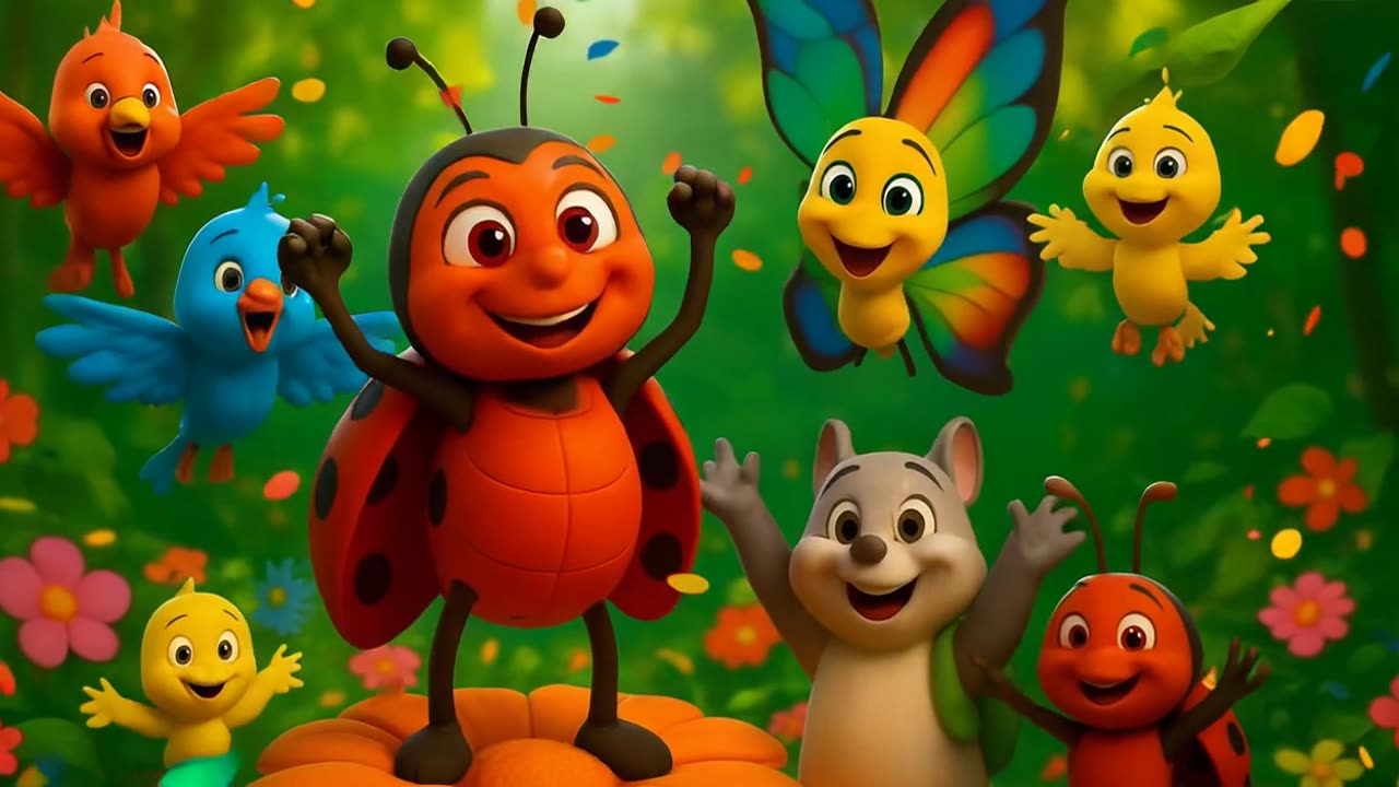 🐞 The Worried Ladybug: A Brave Flight 🌈