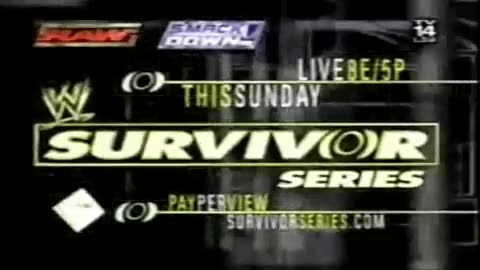 WWE Survivor Series 2002 TV Commercial