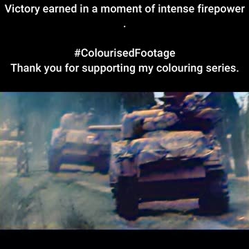 Battle for Cologne M26 Pershing vs. Armored Tank #ColourisedHistory