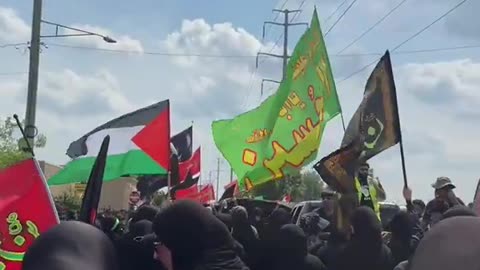 This is not Tehran, it's Dearborn in America.