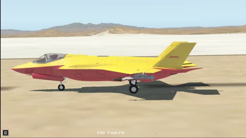 AOA Lockheed Martin F35A test flights on Edward - Xplane 11 - Ubuntu Science -