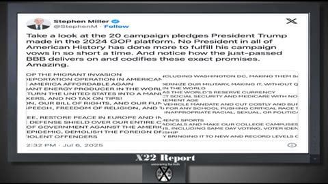The X22 Report.