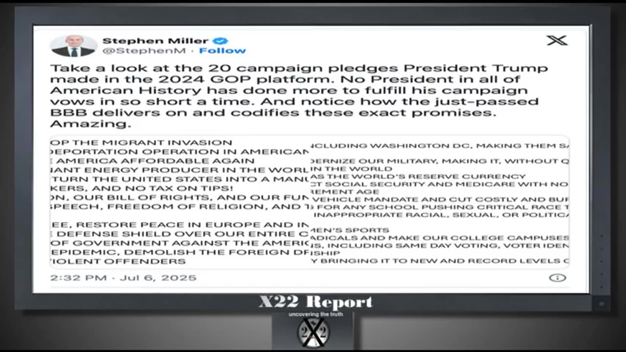 The X22 Report.