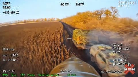🎯🛸 Ukraine Russia War | FPV Drone Fiber-Optics Strike on UAF Tank near Zaporizhzhia | RCF