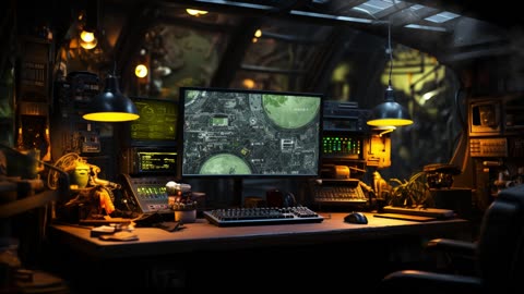 Post Apocalyptic Shelter Ambience From Alien Invasion Sci-Fi Ambient for Sleep, Study, Relaxing.