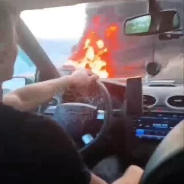 Several Vehicles in in Military Convoy North of Ukraine Involved in Major Accident