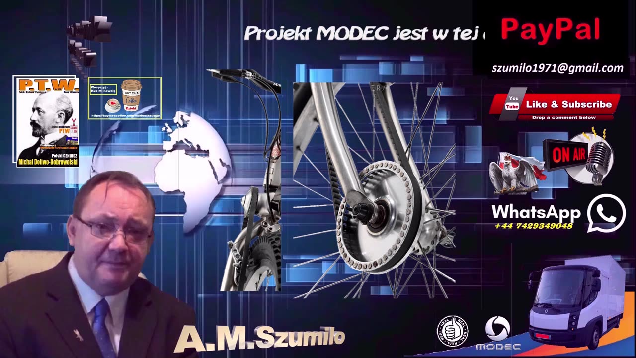 ŁADOWANIE ELEKTRYCZNEGO ROWERA W CZASIE JAZDY - KONCEPCJA