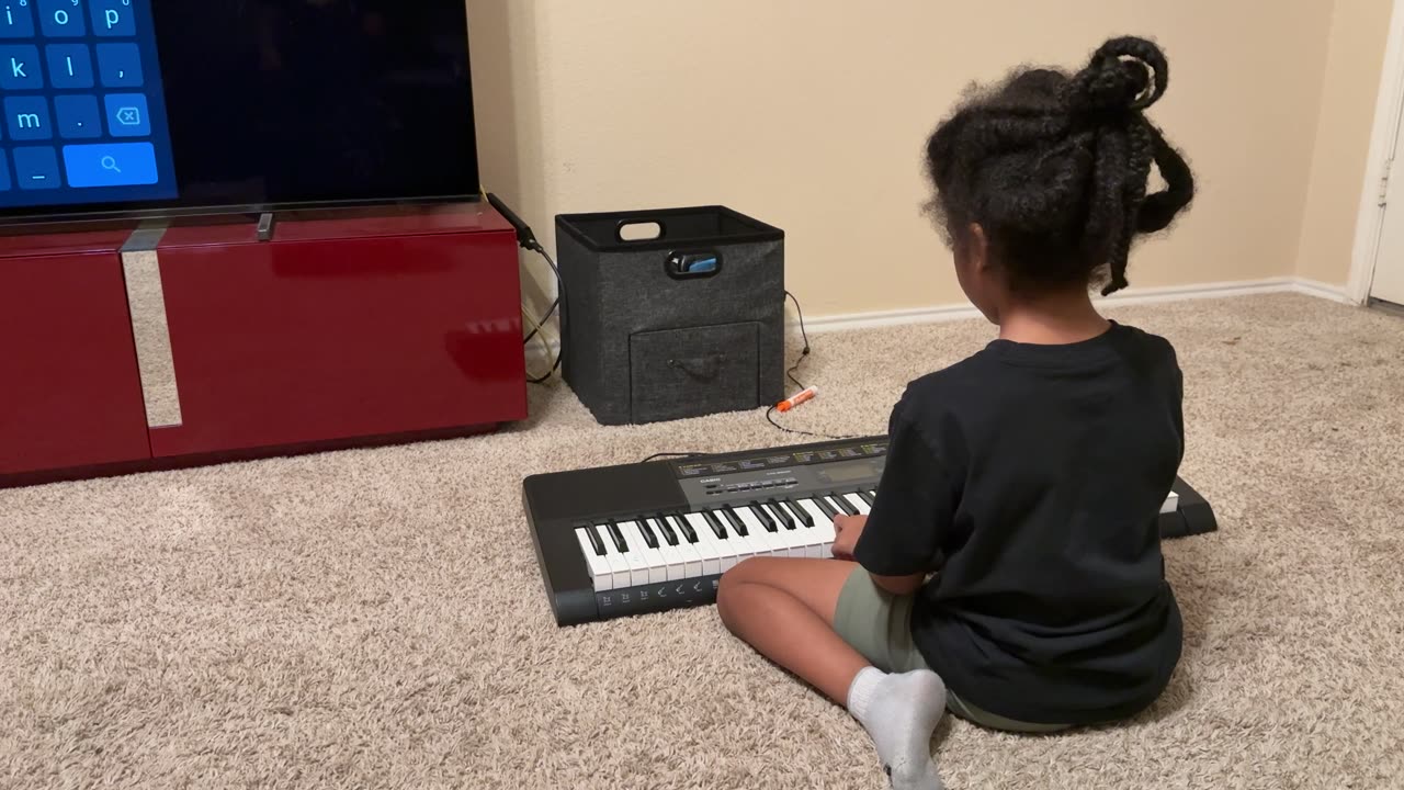 Zharee on the Keyboard Jaaziah with the voice