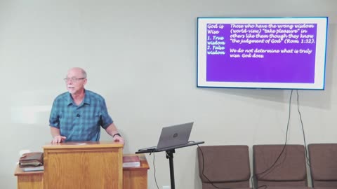 Pastor Rick teaching the attributes of God part 29 *6-4-25. God is wise part 4.