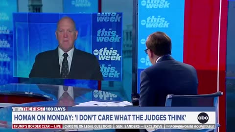 Tom Homan responds to criticisms of his “judges” comments: