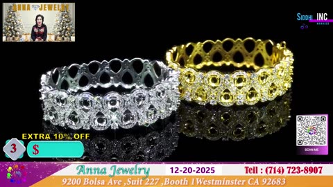 Anna Jewelry 12-20-2025| HOLIDAY SALE 10% OFF|Nu Trang Cao Cap Phuoc Loc Tho#annajewelry #welivecali