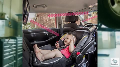 Shynerk Baby Car Mirror, Rear Facing Car Seat Mirror Safety for Infant Newborn,
