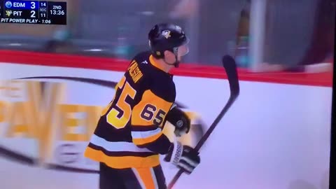 Penguins D #65 Erik Karlsson PP🥅(3)🏒Slap-Shot Goal