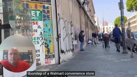 raw footage homelessness LA.