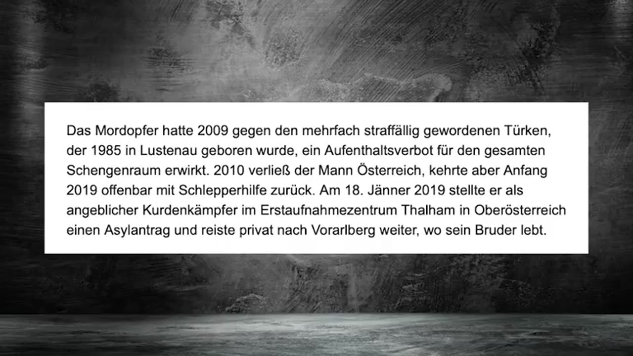 Migrant Mord Österreich 2019