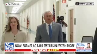 Bill Barr is testifying in an Epstein Probe today before the House Oversight Committee