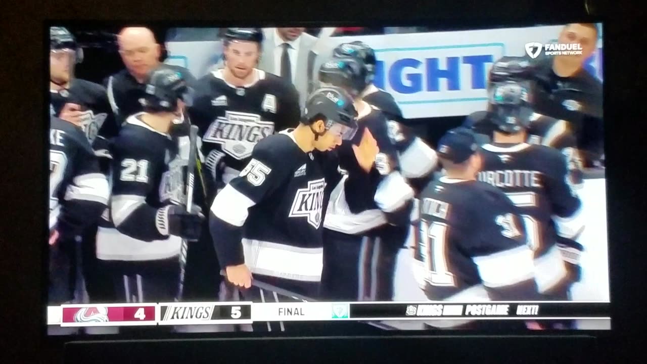 COL vs LAK - Kings Win 5-4