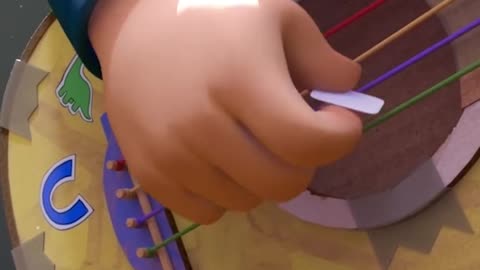 Upin Ipin pintar main musik dan bernyanyi