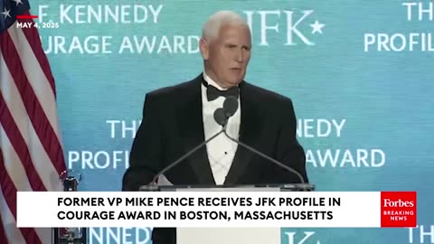 FULL SPEECH: Mike Pence Receives JFK Profile In Courage Award In Boston, Massachusetts