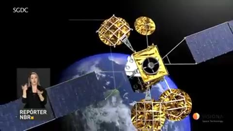 Satélite Brasileiro em órbita