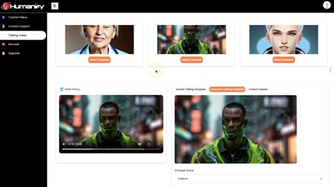 Humanify Demo: Explore the world’s first set ‘n forget AI app that generates “virtual humans” videos