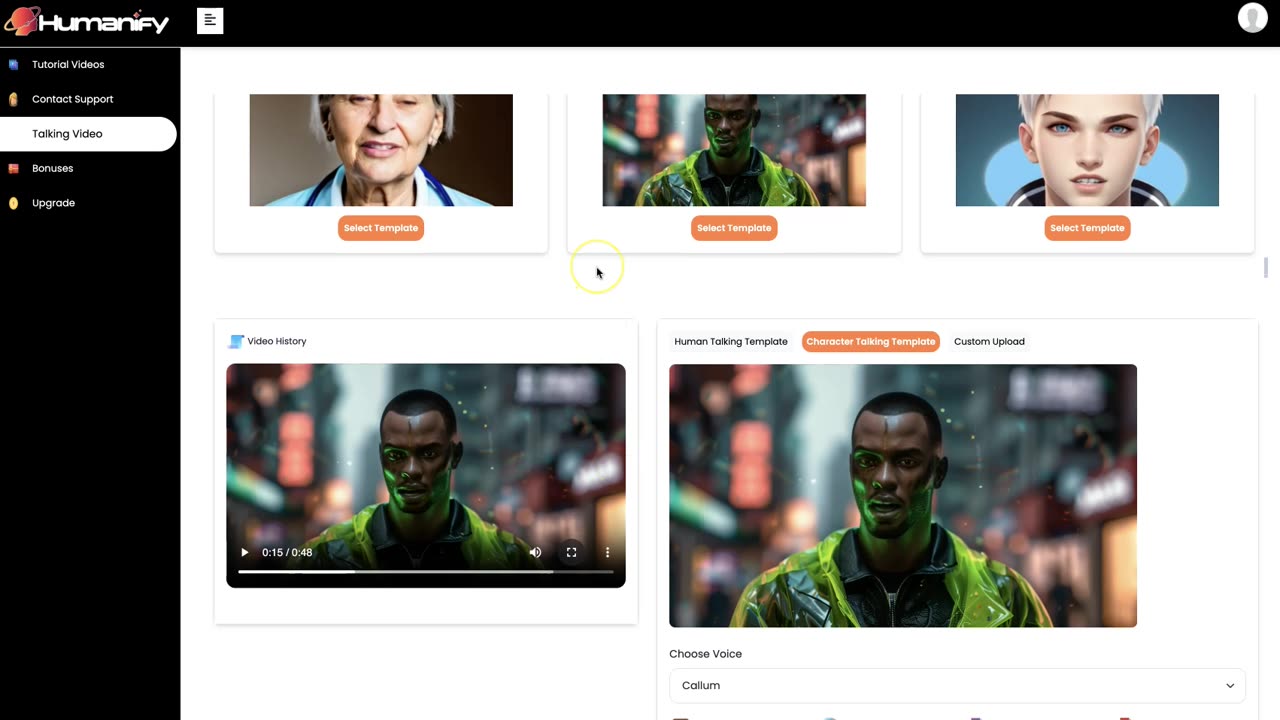 Humanify Demo: Explore the world’s first set ‘n forget AI app that generates “virtual humans” videos