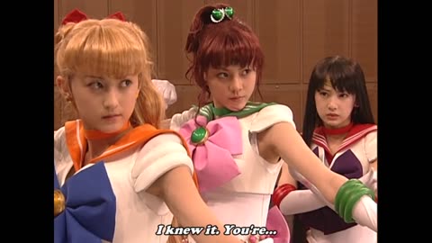 Usagi & Mamoru sailor moon live action act 25 sailor Venus knows they after sailor moon
