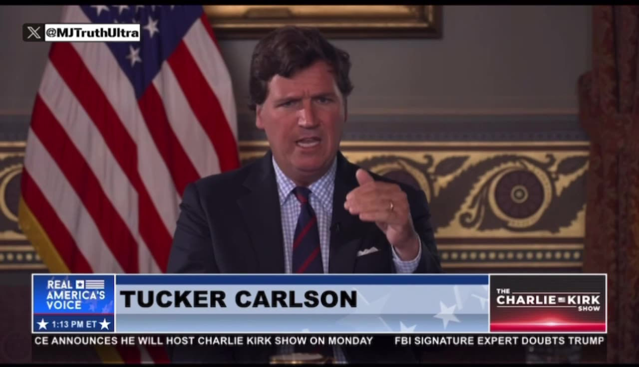 Tucker - It’s Disgusting Netanyahu used Charlie Kirk’s death to say that he lived for Israel’s cause