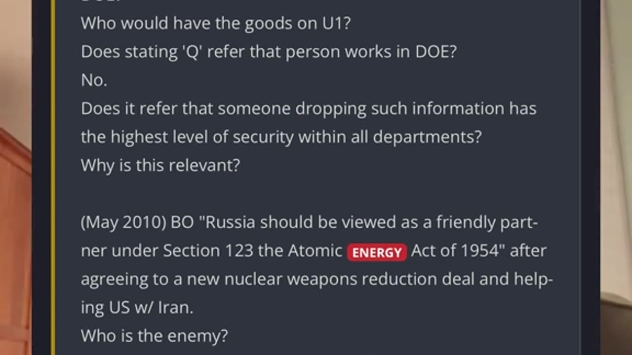 Trump keeps referring to Energy Energy