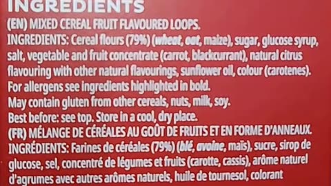 breakfast cereals USA and France