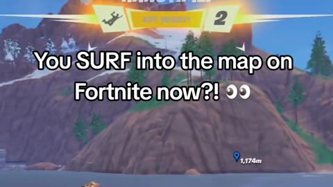 Surfing on Fortnite was INSANE.. RIP to the Battle Bus Driver