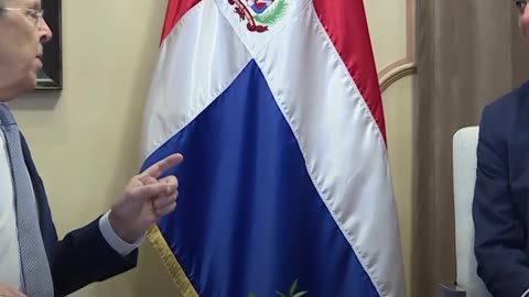 El canciller de Rusia se reúne con el presidente dominicano