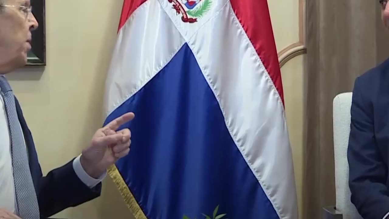 El canciller de Rusia se reúne con el presidente dominicano