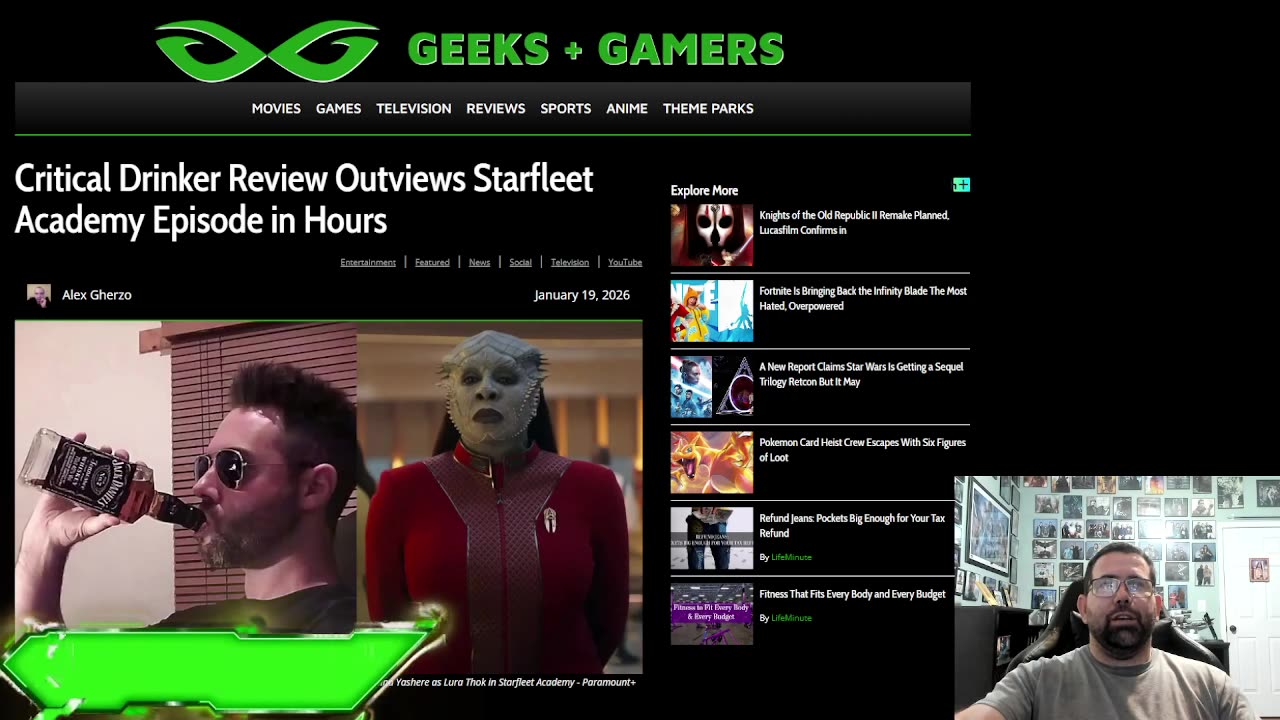 Critical Drinker Destroys Starfleet Academy Show