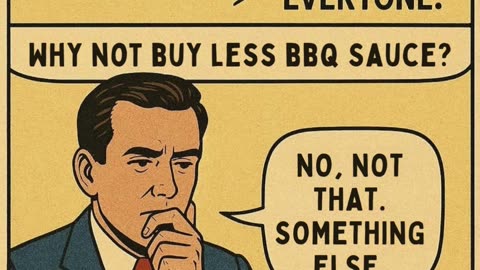 Less BBQ sauce?