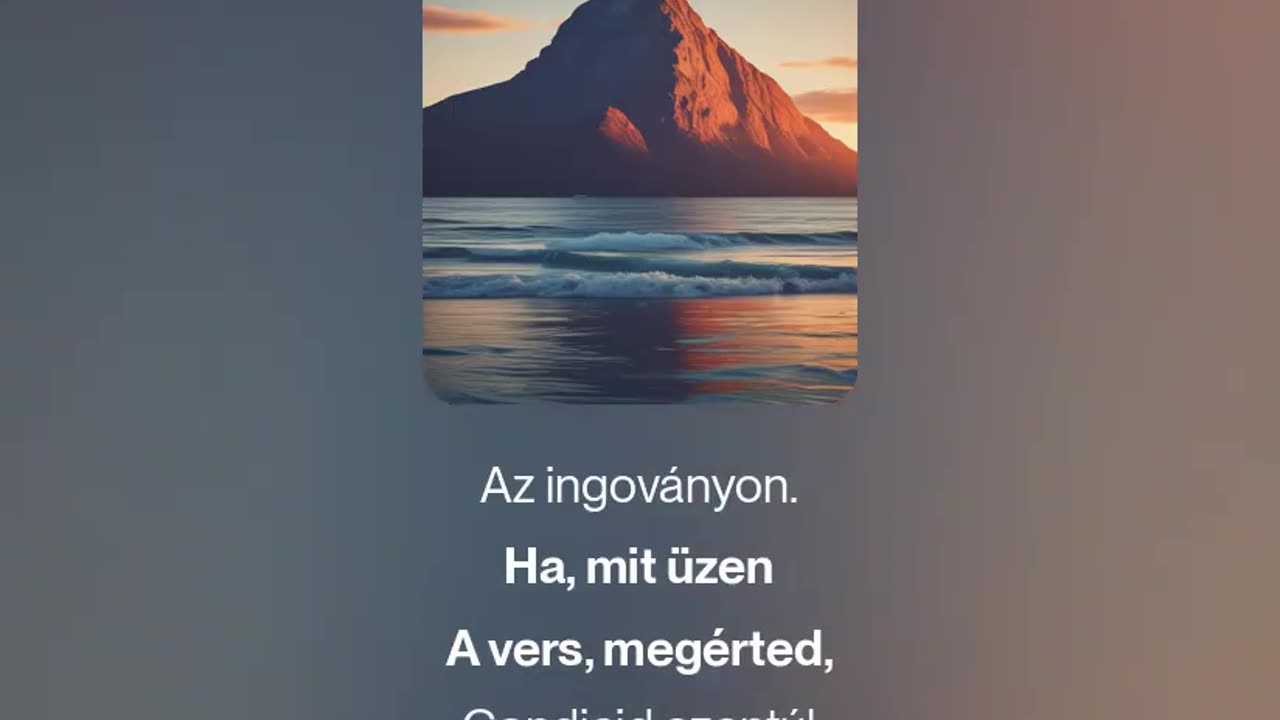 Az idő hatalma (megzenésített vers)
