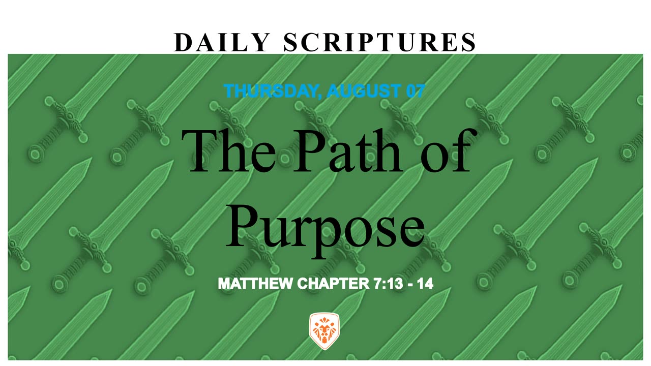 The Path of Purpose