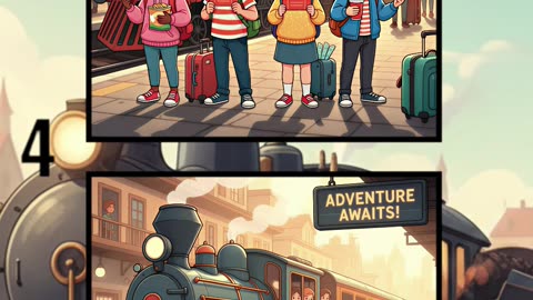 Busy Train Station – Spot the Differences 🚉👀